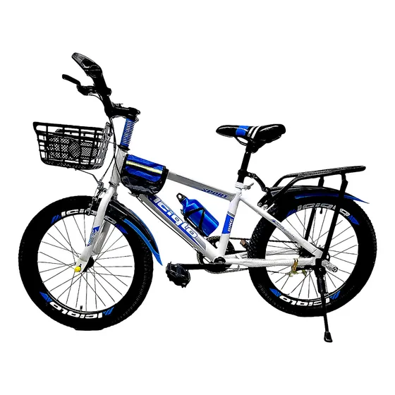Bicicleta Deportiva De Montaña Infantil R-20 Con Accesorios Color Blanco Tamaño Del Cuadro 20 Alemine