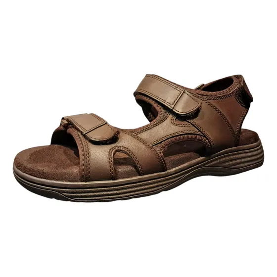 Sandalia Hanker De Cuero Para Hombre