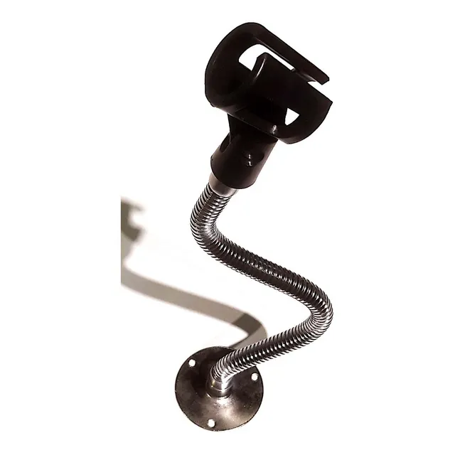 Pie Microfono Flexible Con Base Para Atornillar Dj Garmath