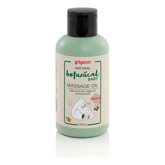 Aceite Para Masajes Massage Oil Bebé Botanical 120ml Pigeon