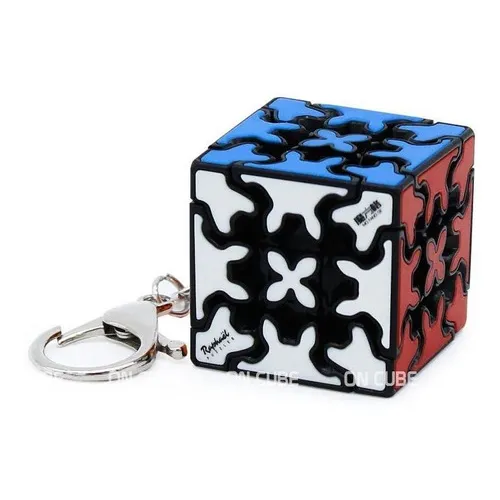 Llavero Cubo Magico Gear Cube 3x3x3 Qiyi