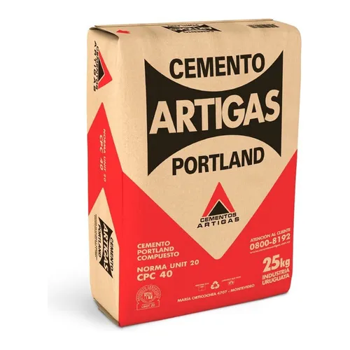 Cemento Portland Artigas 25kg Gris