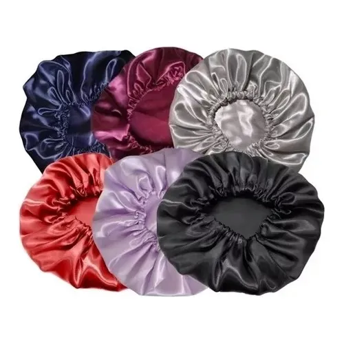 Gorra De Seda Saten Anti Frizz Para Dormir