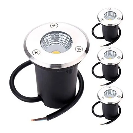 Lampara Led Para Piso Empotrar 5w 3000k 85-265v Vert