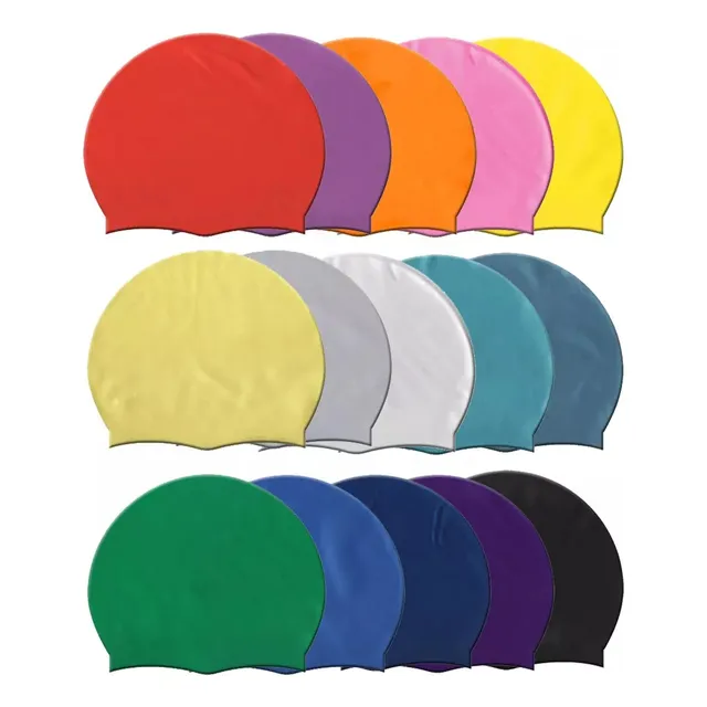 Gorro Natacion De Silicon Talla Unica Variedad Colr Cod 1251