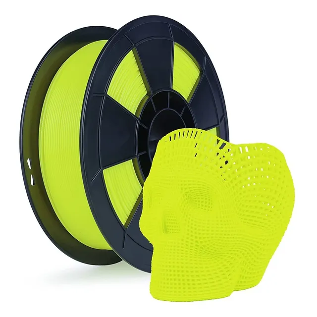Filamento Impresora 3d Brilla Fluo En Luz Uv 1.75mm Amarill
