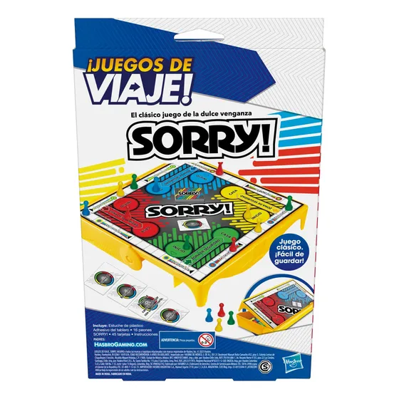 Juegos De Viaje Refresh - Sorry! - Hasbro