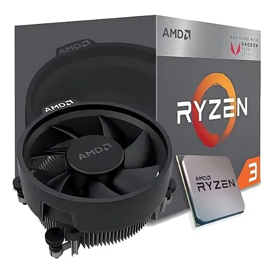 Procesador gamer AMD Ryzen 3 3200G YD3200C5FHBOX de 4 núcleos y 4GHz de frecuencia con gráfica integrada