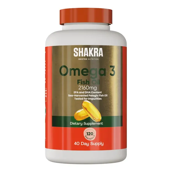Shakra Aceite De Pescado Fish Oil Omega 3 120 Capsulas Natural | Cuotas sin interés