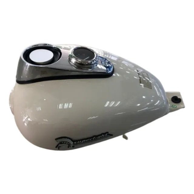 Tanque Gasolina Superlight 150cc C/calcomania Crema Empire