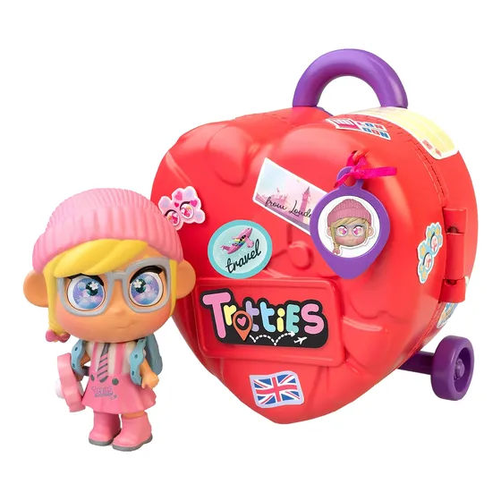 Muñeca Mini Trottie Famosa Con Troley En Forma De Corazón