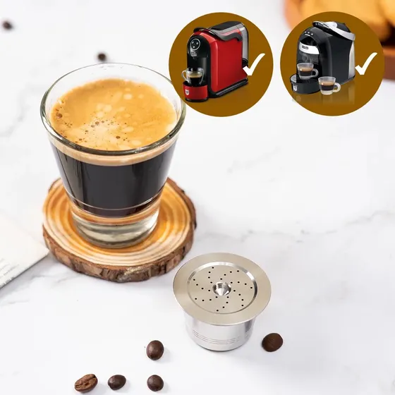 Cápsula Caffitaly - Nutresa Acero Inox Recargable + Reusable