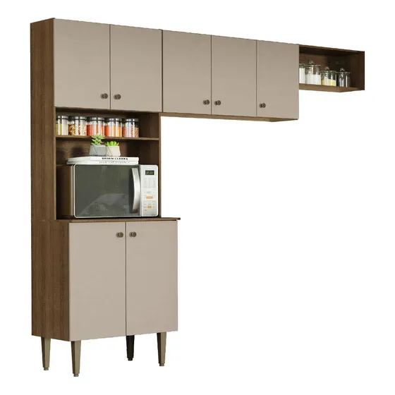 Cocina Integral Completa Modular Madesa Gourmet 235cm Mc