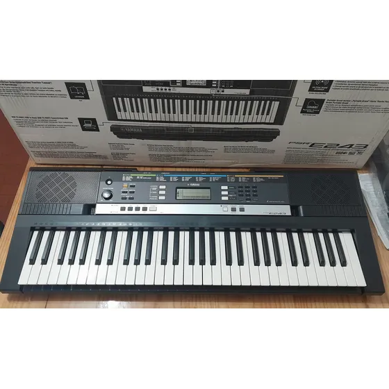 Teclado Yamaha Psr 243, Novo! Sem Uso, Na Caixa Preto