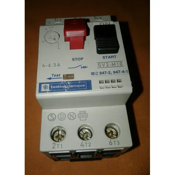 Interruptor De Circuito O Guarda Motor Trifasico De 4-6.3amp