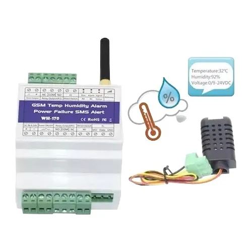 Alarma Temperatura Humedad Gsm 4g Alerta Sms Termostato Rtu