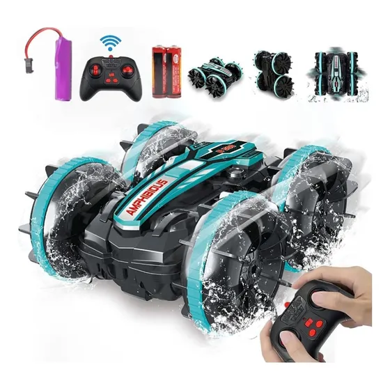 Carro A Control Remoto Amphibious Stunt Car Cv-b500