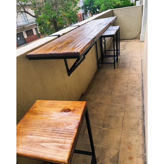Barra Balconera Plegable