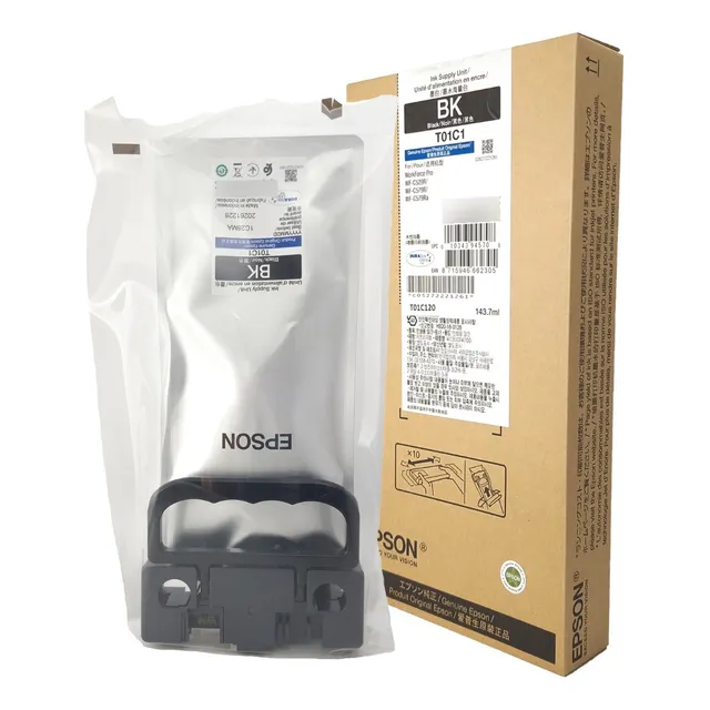 Bolsa De Tinta Epson T01c Workforce Pro Negra Wf-c529/579