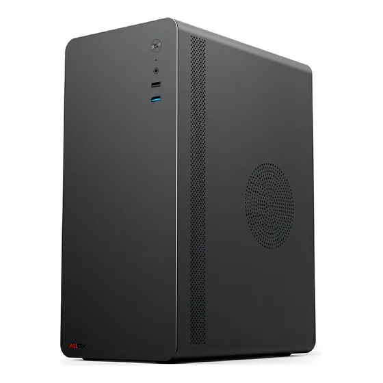 Gabinete Atx Cpu Alltek Atk20 S/ Fonte S/ Fan Porta Usb 3.0 Cor Preto
