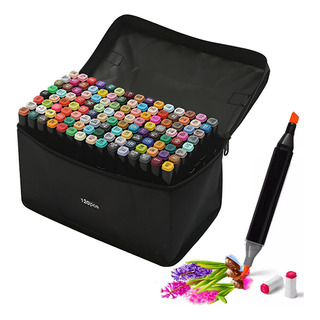 Kit De 120 Rotuladores De Dibujo De Doble Punta Con Base Kit De 120 Rotuladores De Dibujo De Doble Punta Con Base
