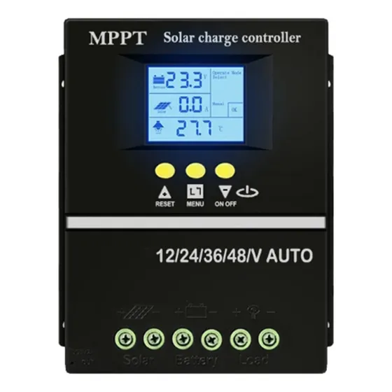 Controlador De Carga Solar 100a, 12/24v Automático, Mppt