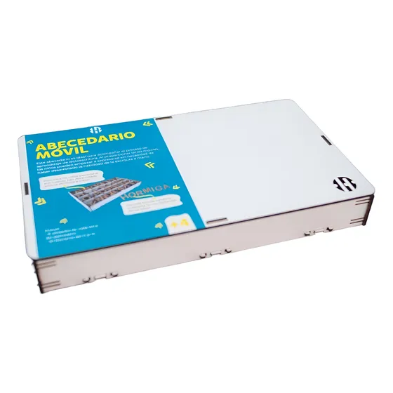 Caja Abc - Abecedario Móvil- Caja Con Letras Y Numeros