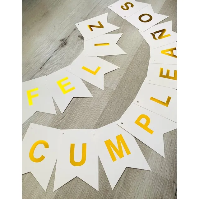 Banderin Feliz Cumpleaños Fiestas Y Celebraciones 