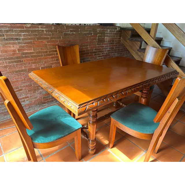 Comedor Antiguo 4 Puestos