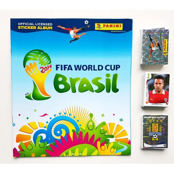 Álbum Panini Brasil 2014 Con Todas Las Láminas Para Pegar