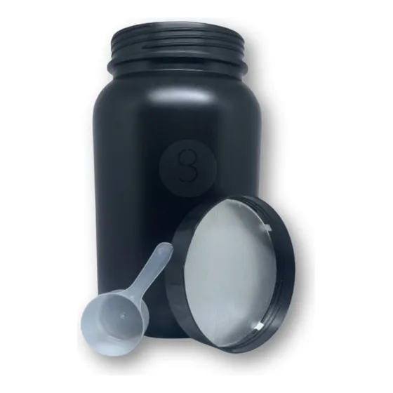 Pote Para Whey Protein Vazio 3.6l + Scoop 50ml - 2 Unidades