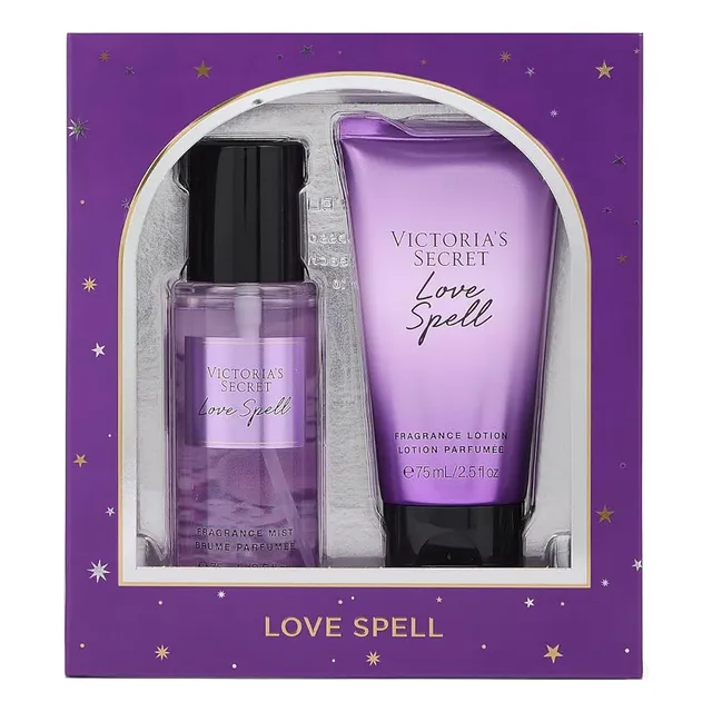 Set de Victoria's Secret Love Spell Mist y Crema 75 Ml