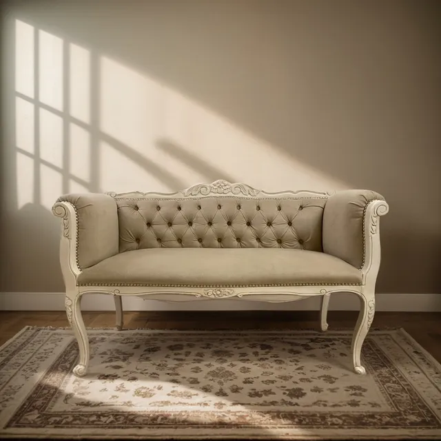 Sillón Canapé Luis Xv 1.40 M.