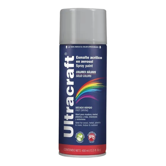 Pintura En Spray Color Plata Silver - Ultracraft 400ml