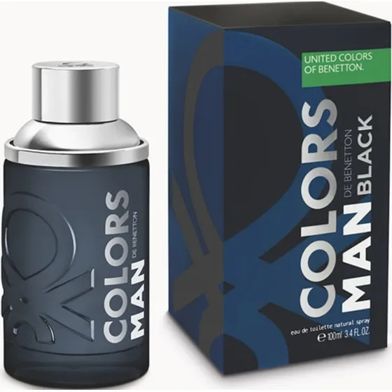Perfume Original Benetton Colors Black 100ml Caballero 