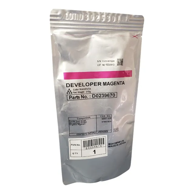 Revelador Ricoh D0239670 Mp C3300/4000/5000/ Magenta Nuevo