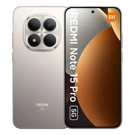 Celular Xiaomi Redmi Note 15 Pro 5g (256) - Versão Global - Titânio