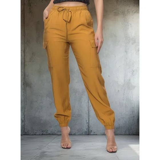 Calça Jogger Feminina Color Confortável Estilo Casual