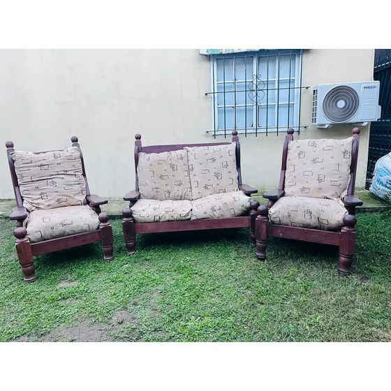 Juego De Sillones Algarrobo (usados)