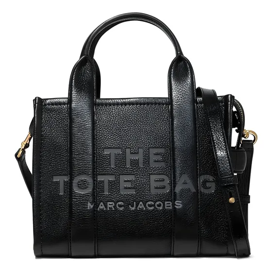 Bolsa The Leather Mini Tote Marc Jacobs H009l01sp21 Negro