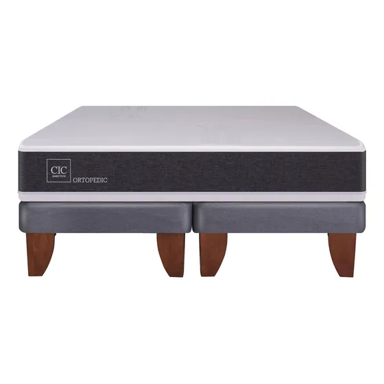Cic Ortopedic 2 plazas gris 200x150x59cm