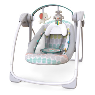 Bright Starts Columpio Para Bebé Automático Portátil De 6 Ve Bright Starts Columpio Para Bebé Automático Portátil De 6 Ve
