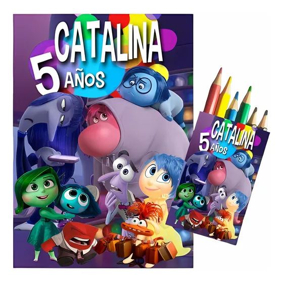 25 Libritos Para Colorear + 25 Cajitas De Colores X 6 U