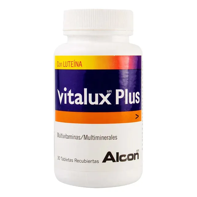Vitalux Plus Multivitaminas Y Multiminerales Fco X 30 Tab