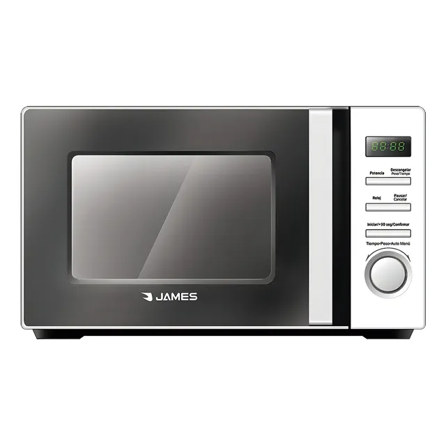 Microondas James J20mdb 20l 5 Niveles Descongela Blanco