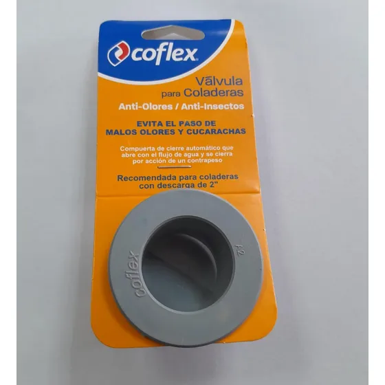Valvula Anti-olores 2puLG Coflex Gris