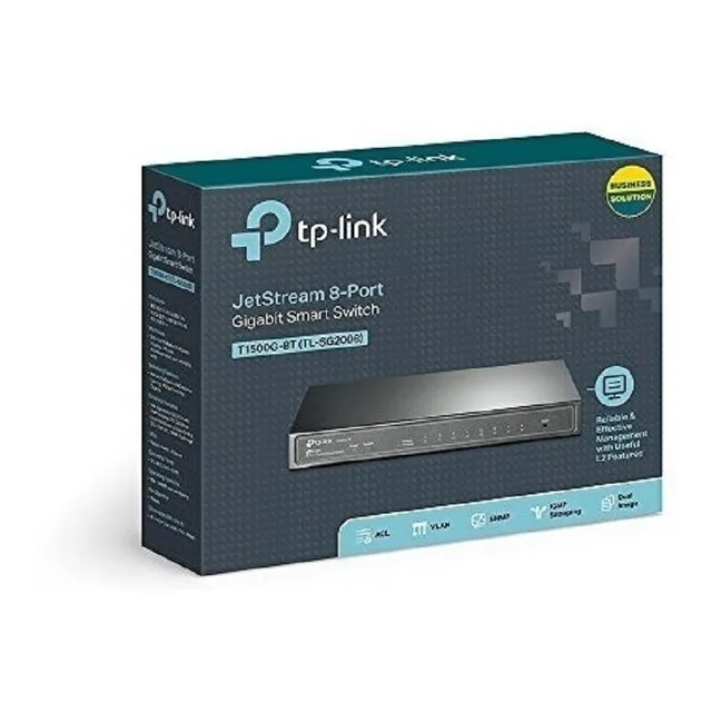 Tp-link Jetstream 8-port Gigabit Smart Switch  T1500g-8t