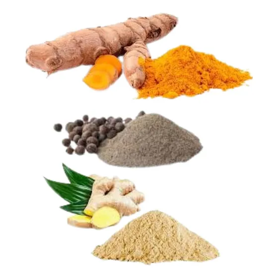 Cúrcuma, Pimienta Negra Y Kion En Polvo 1 Kilo