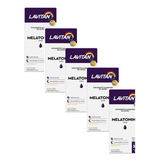 Kit Lavitan Melatonina Sabor Maracujá Com 5 Un De 30ml Cada Maracujá Kit Lavitan Melatonina Sabor Maracujá Com 5 Un De 30ml Cada Maracujá