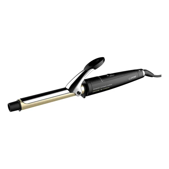 Rizador Buclera Gama Dual Plates 25 Mm Ceramic Oil 230 °c Color Negro